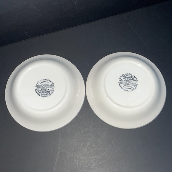 5 Orchid Nobile English Ironstone Tableware Soup Bowls England Staffordshire - Picture 6 of 11